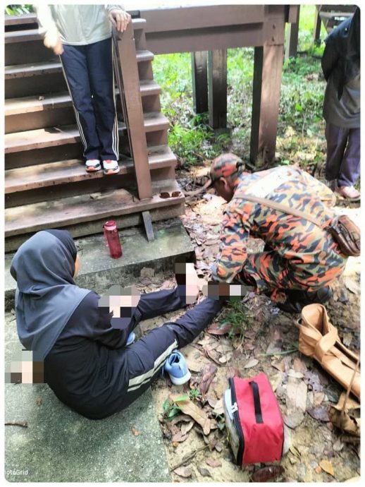 柔:2名23岁男女登山受伤,男子伤及头部,女子脚受伤