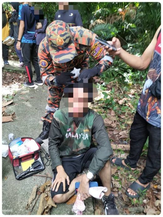 柔:2名23岁男女登山受伤,男子伤及头部,女子脚受伤