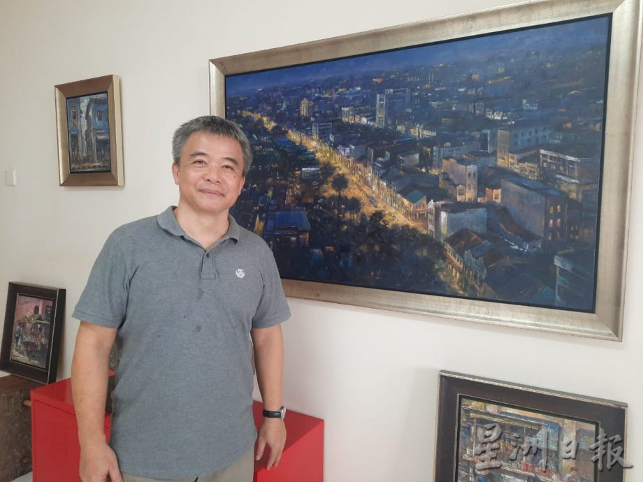 柔:新闻:“走入麻坡老时光”画展,展现5、60年代的麻坡气息