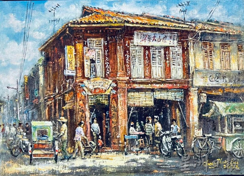 柔:新闻:“走入麻坡老时光”画展,展现5、60年代的麻坡气息