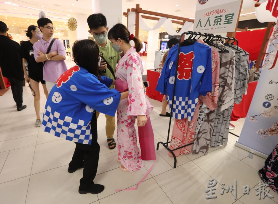 柔:版三:百乐泰广场日本文化展摊,欢迎民众来探索