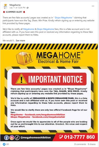 求真//Megahome脸书假账号