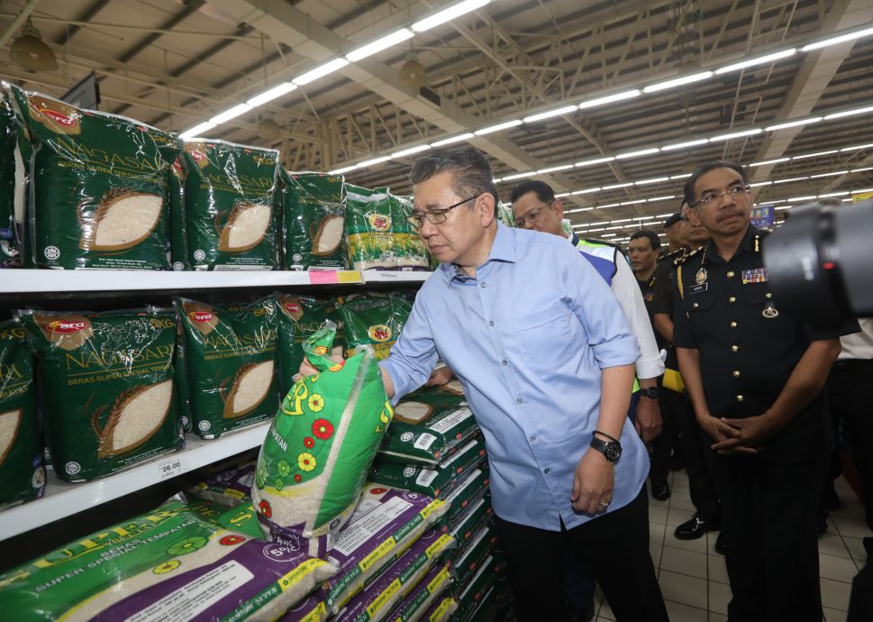 沙拉胡丁：本地白米调包/提醒勿抵触法律