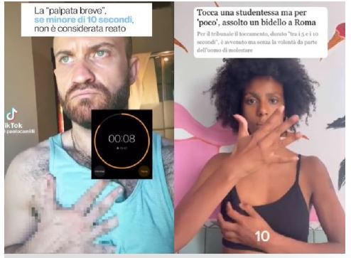 法官判猥亵女孩“不到10秒”无罪 意大利人怒拍摸胸视频抗议