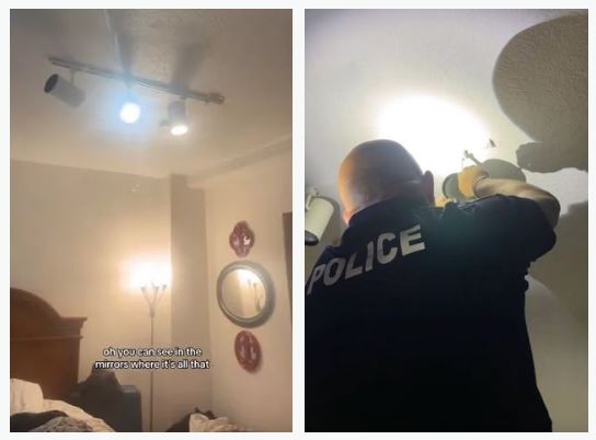 爱彼迎公寓发现摄像头？两女住客求救  社媒观看千万次