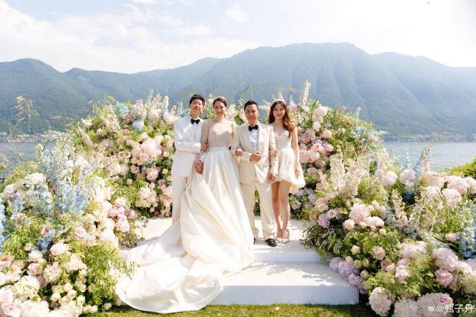 甄子丹结婚20年意大利补办奢华婚礼 要老婆汪诗诗“继续管管我”