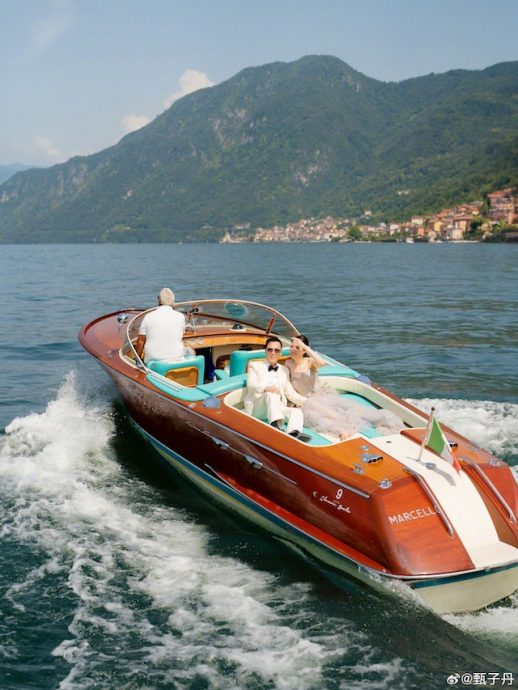 甄子丹结婚20年意大利补办奢华婚礼 要老婆汪诗诗“继续管管我”