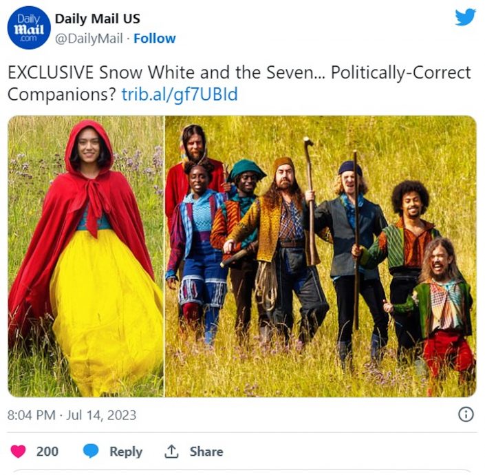 真人版《白雪公主》7矮人长高 种族多元有男有女