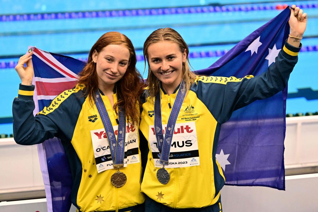 福冈世界水上运动锦标赛 奥卡拉汉破女200自由泳世界纪录 覃海洋50公尺蛙泳夺次金