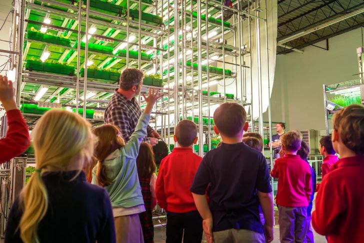 绿量无穷∕  空置办公楼“变身”垂直农场