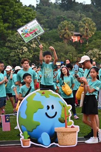 补图//5000人参与全球复蔬公益路跑