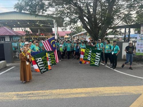 补图//5000人参与全球复蔬公益路跑