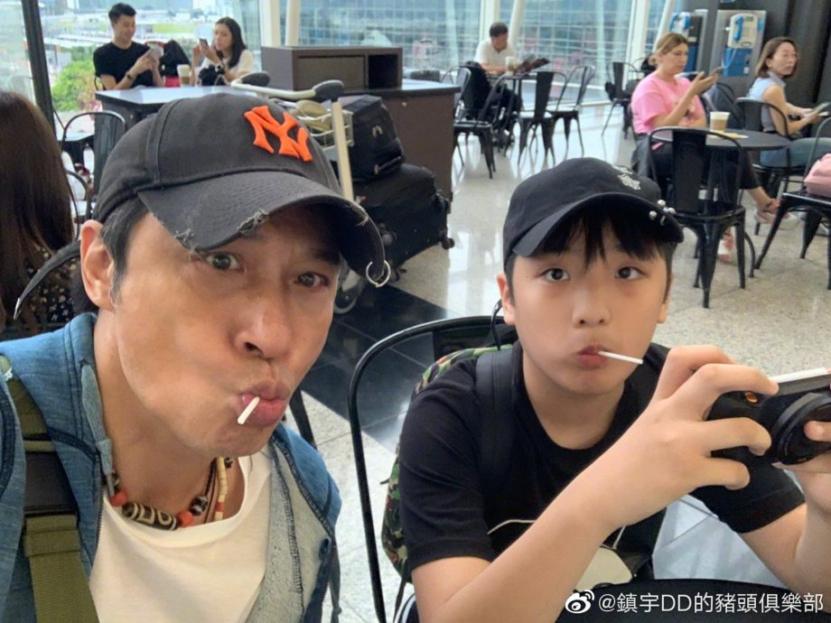 被吴镇宇调侃像“公公” 费曼晒老爸女装照回怼