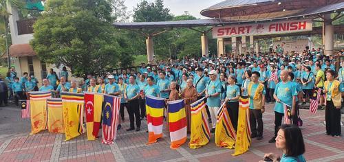 補圖/5000人参与全球复蔬公益路跑