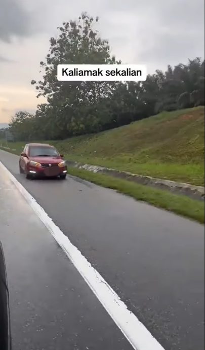 视频|大道塞车拍到证据 54辆车滥用紧急车道