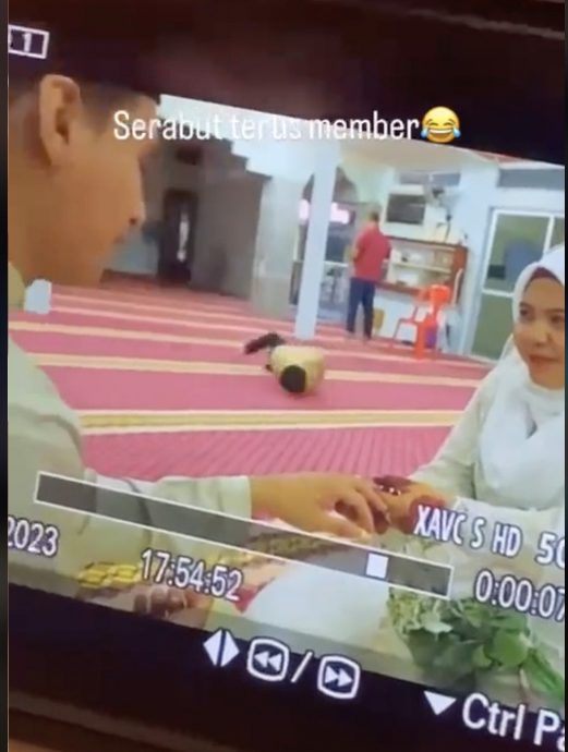 视频|新人戴戒指小孩翻滚抢镜 摄影师抓狂“做剪辑会疯掉！“