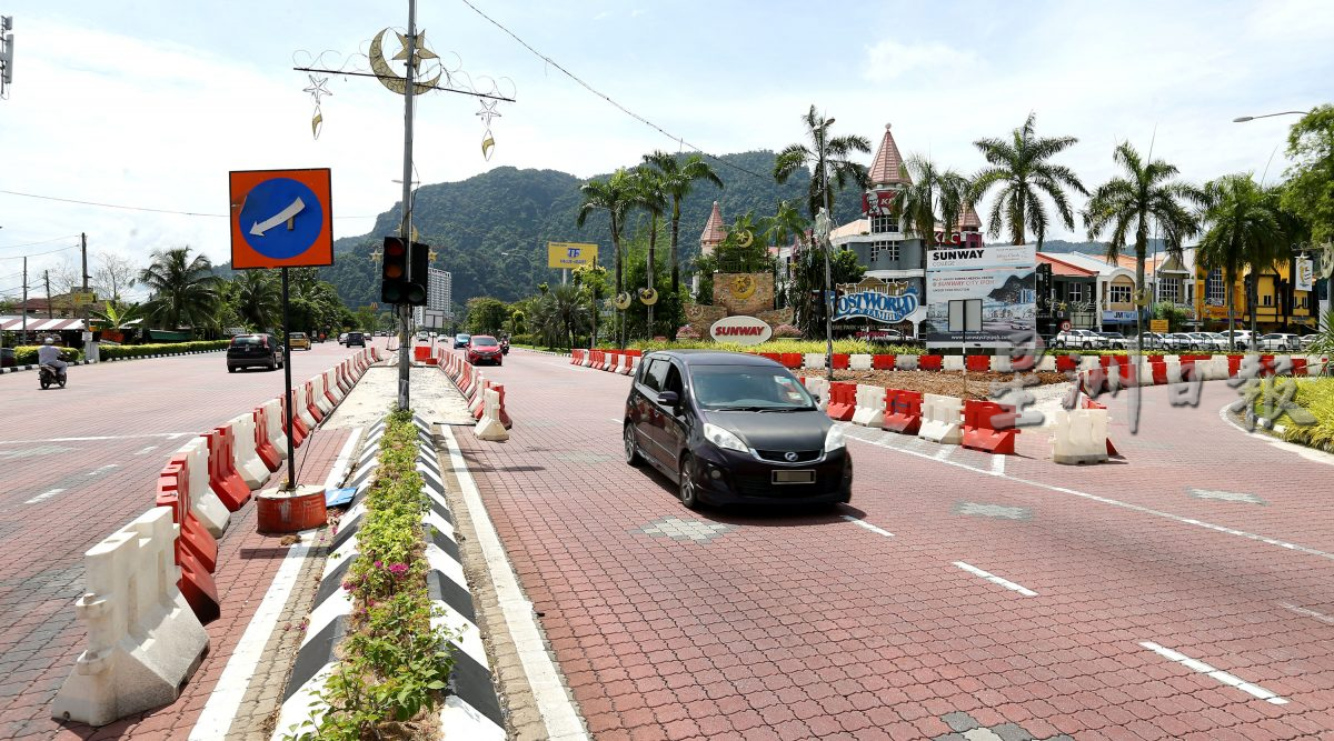 设交通圈3U型弯废5交通灯 打扪路工程料9月完成