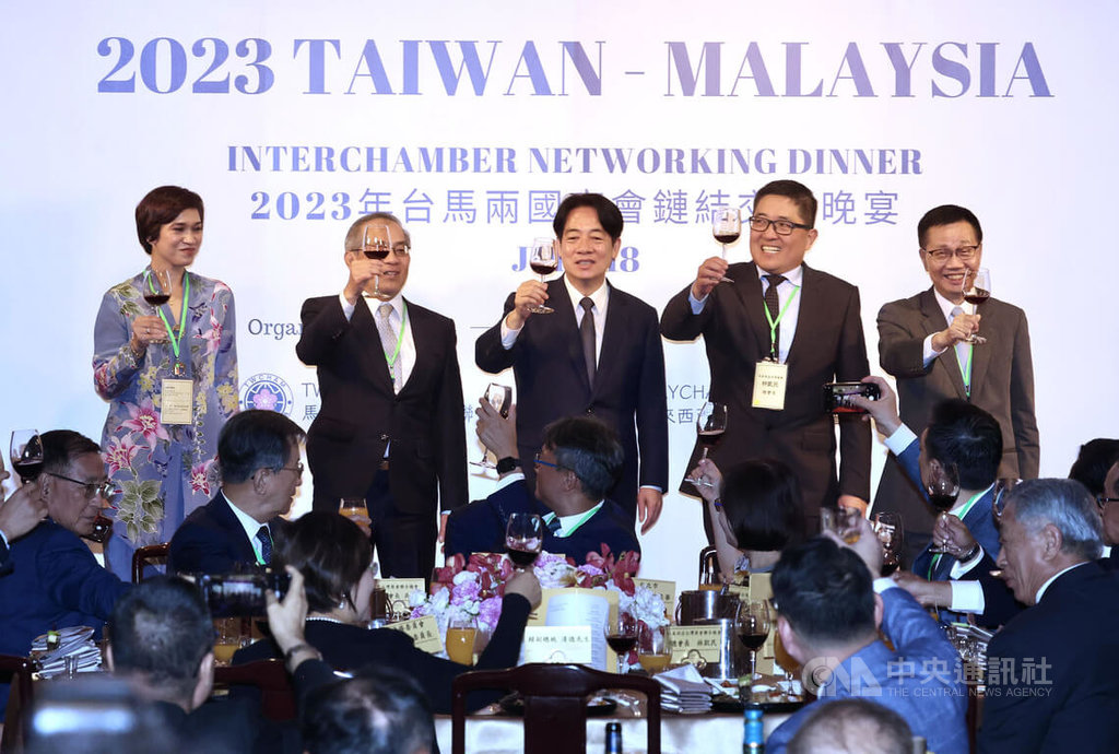 赖清德盼台马贸易更上层楼 田中光吁吁大马挺台入CPTPP