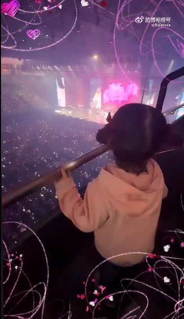 郭富城最萌铁粉 小女儿奶音应援跟唱Q爆