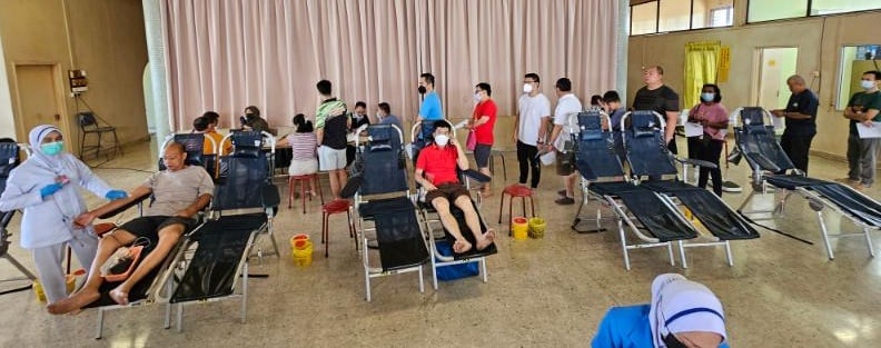 霹慈悲社办捐血运动 筹获221包血液