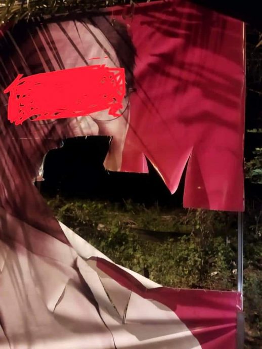 （全国版）费索证实，警方目前共接到2宗关于首相海报被破坏的投报，分别发生在古邦巴素和居林。