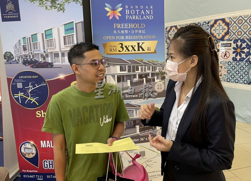 (古城第三版主文)6天房地产展销会成功吸引民众·为购屋做准备