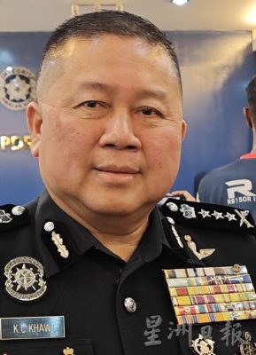 (大北马)槟2829警察管控23提名中心,许国振亲自监督威中焦点热区