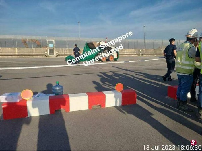 (已签发)柔:狮城二三事:樟宜T5工地零件砸死客工 狮城2个月5起致命工伤意外
