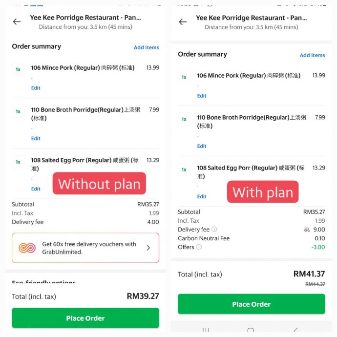  Grab Unlimited送餐费更贵？Grab解答及致歉了