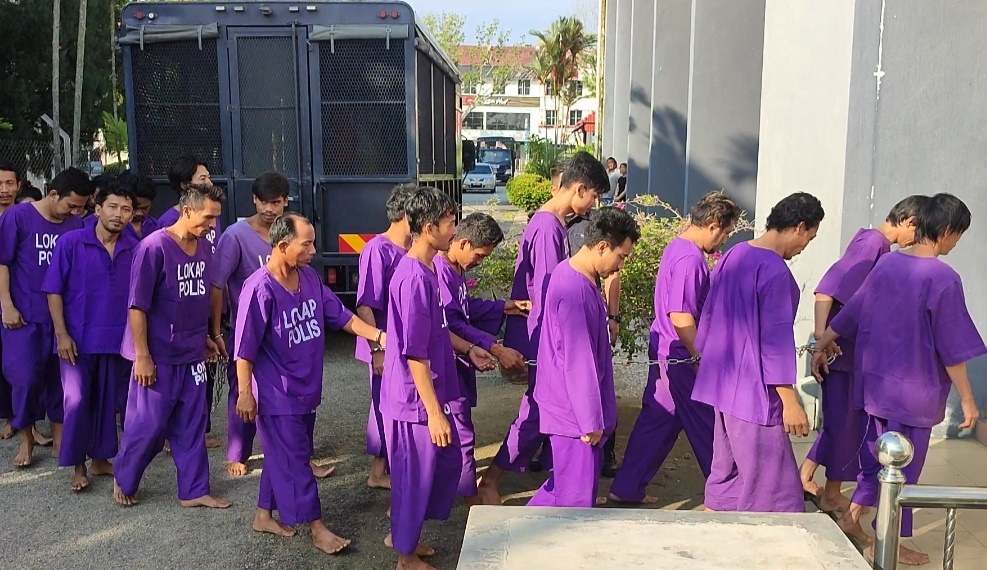 37非法印尼外劳被控 监禁4月10人打鞭