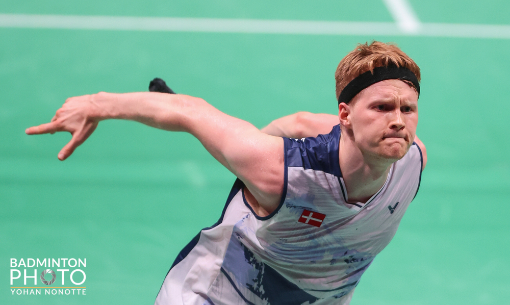 哥本哈根世界羽球锦标赛| 安东森拥主场优势且控制比赛  李梓嘉：输给更出色的对手