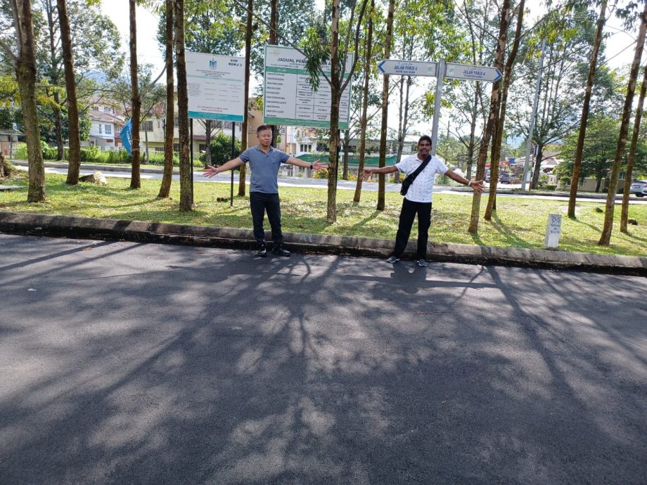 大都会/宝石花园英旦1路与鸿运道的交界路口将于9月4日关闭