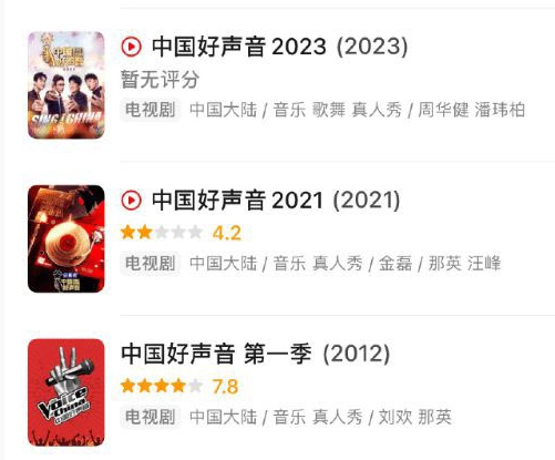 学员泪揭李玟情义救场受辱 《好声音》网络评分跌至2.9分