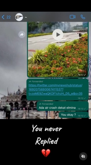 小飞机坠毁/求丈夫报平安“你没事吧” 副驾驶妻子:永远等不到回复了