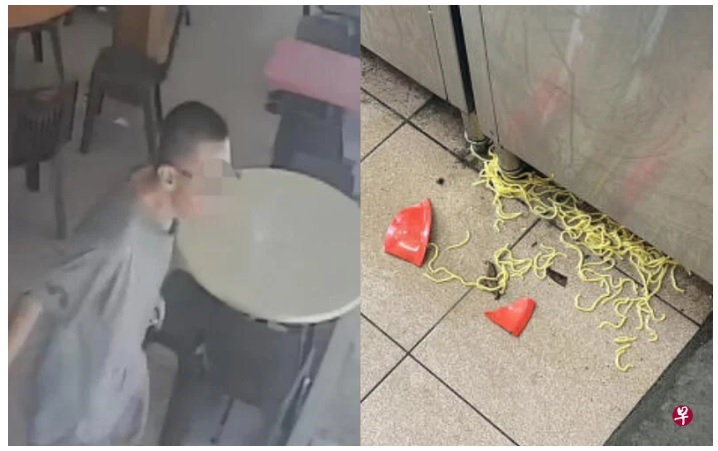 **已签发**柔:狮城二三事:肉脞面没猪油渣,男砸碗离去引议