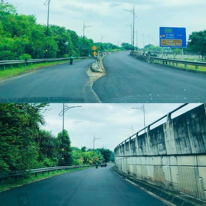 **已签发**柔:翁哈菲兹视察士姑来金山园道路,重铺工程将分阶段进行至10月