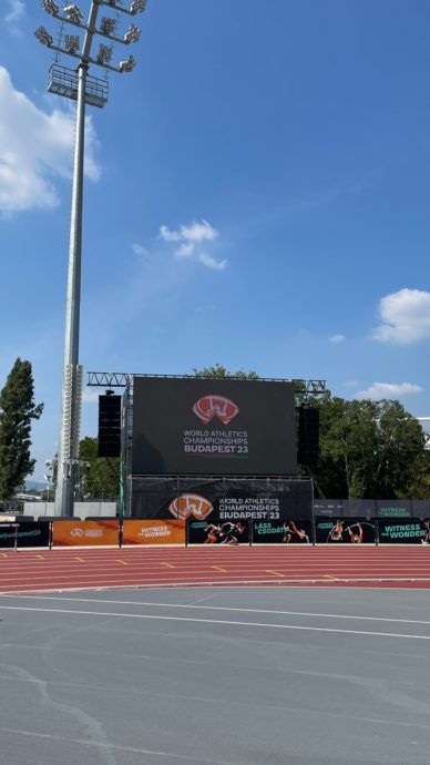 布达佩斯世界田径锦标赛| 抵达赛场感觉状态良好 阿基姆追赛季最佳