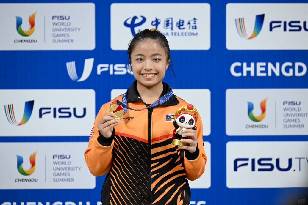 成都世界大学生运动会|为大马摘首金创历史不居功 陈慧凌:各方协助造就了我