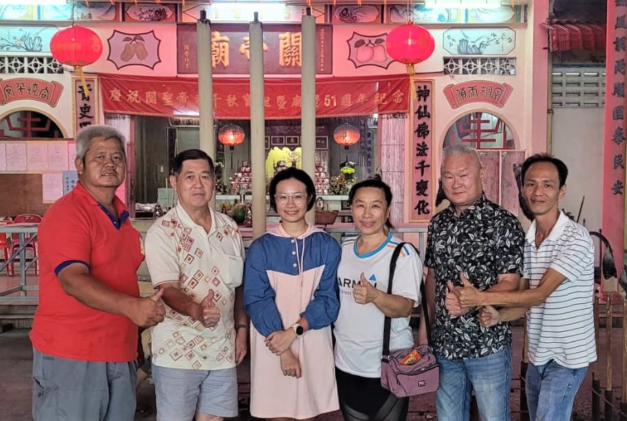 拱桥关帝庙赞扬杨慈惠 获霹最佳女运动员