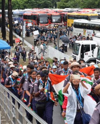 拿K-POP救火?韩世界童军大会周五闭幕演出 现场将发送BTS照片小卡