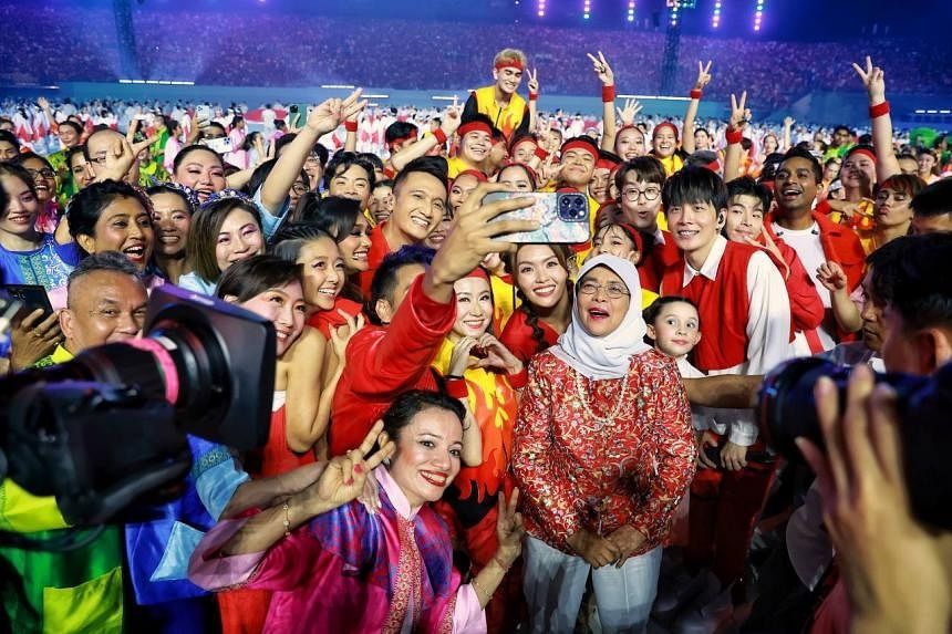 新加坡国庆庆典/哈莉玛:最后一次参加国庆难免伤感 但深受启发