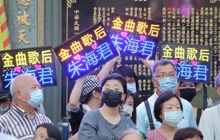 朱海君神隐38天露脸人消瘦 避媒体躲1小时低调闪人	