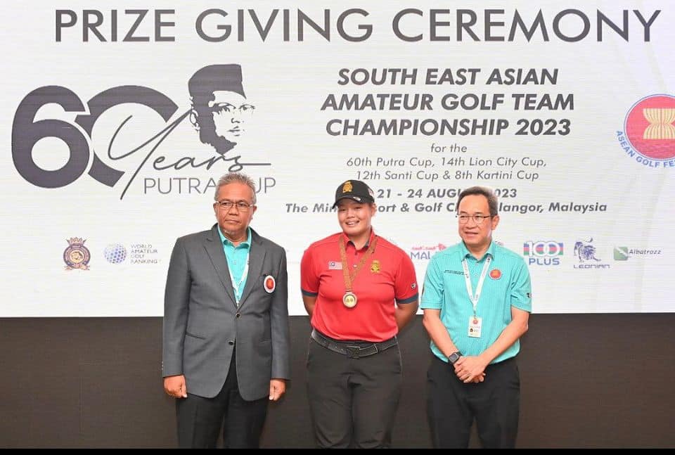 桑蒂杯高尔夫球赛 黄瀞萱夺季军