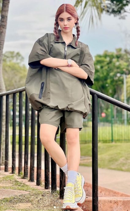 没戴头巾脚车上搂抱男子 女艺人被骂：还没结婚不能这样