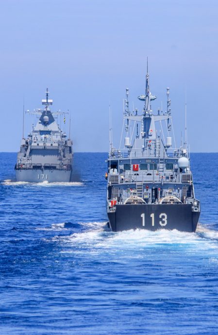 海事执法机构联合海军 防范海上犯罪演习