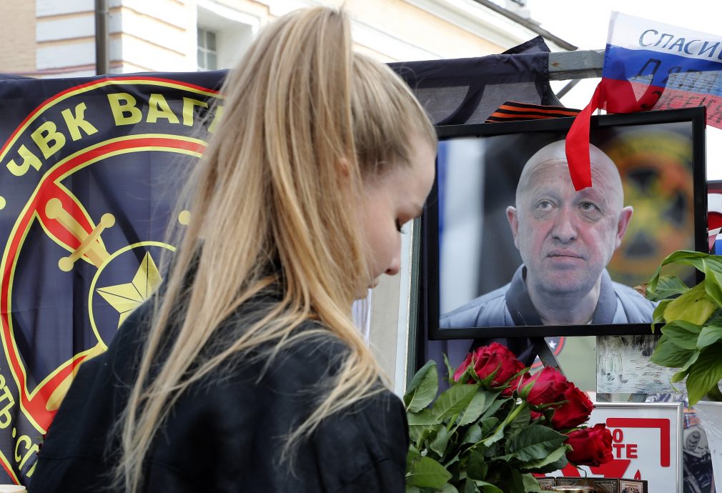 瓦格纳首脑普里戈任 下葬圣彼得堡公墓