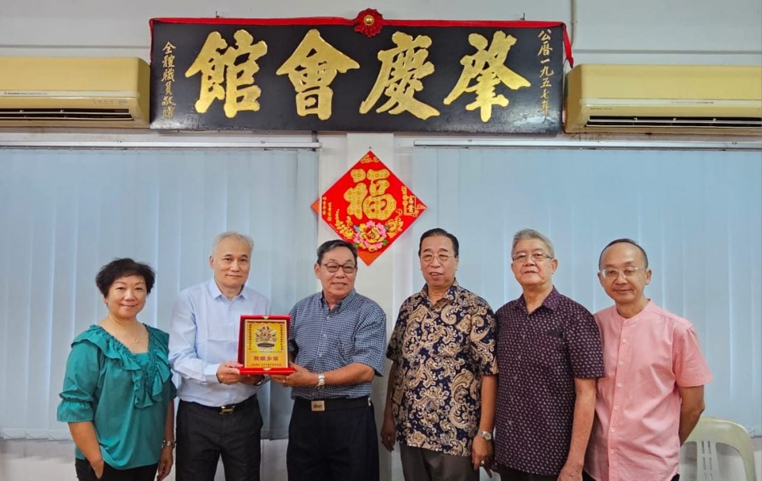 甲肇庆会馆 接待澳门广州访问团
