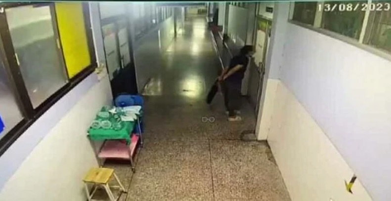 装手提袋 挂摩托手把 泰男拐走前女友初生儿