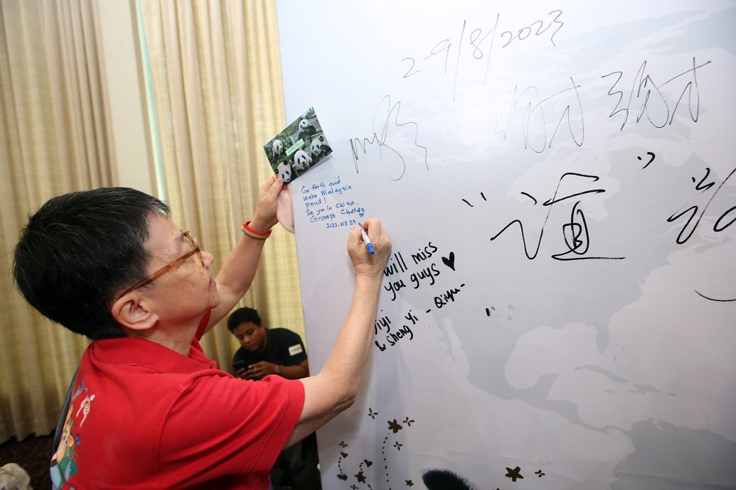 视“谊谊”“升谊”为孙女 熊猫志工:不舍但开心