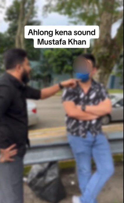 阿窿当街被斥 允归还财物 向借债者道歉